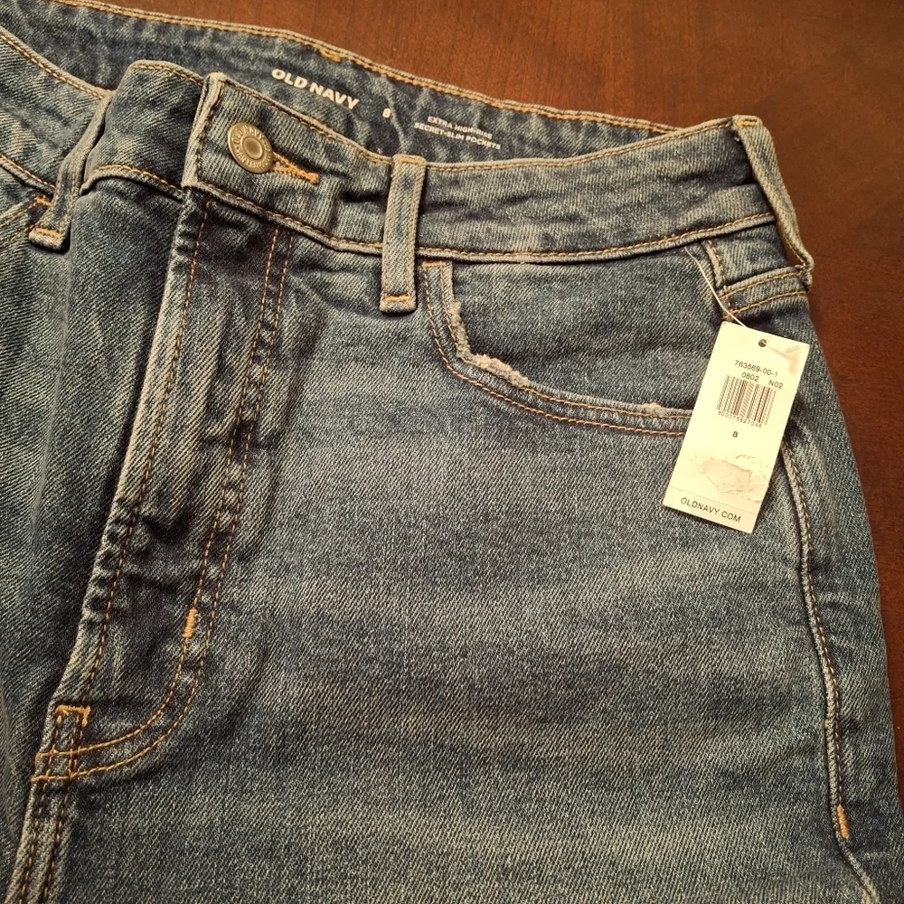 Old Navy Flare Blue Denim Jeans Women Size 8
